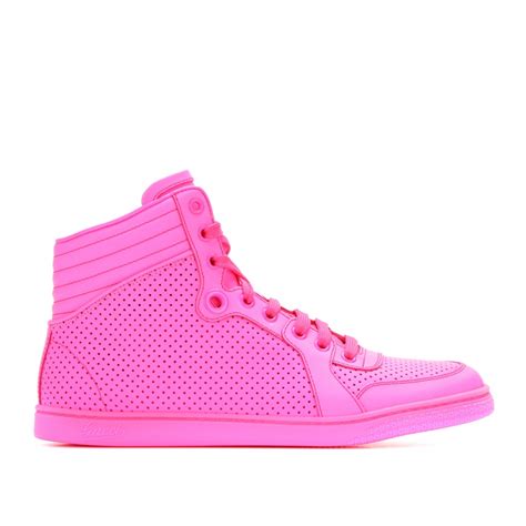 pink gucci sneakers women|pink Gucci sneakers high top.